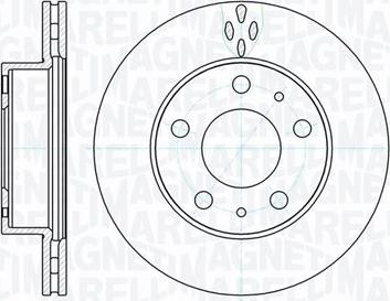 Magneti Marelli 361302040166 - Гальмівний диск autozip.com.ua