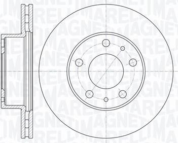 Magneti Marelli 361302040168 - Гальмівний диск autozip.com.ua