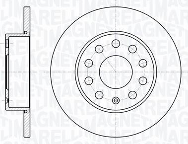 Magneti Marelli 361302040117 - Гальмівний диск autozip.com.ua