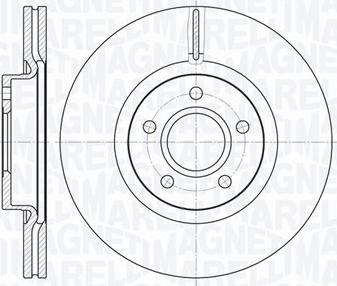 Magneti Marelli 361302040134 - Гальмівний диск autozip.com.ua