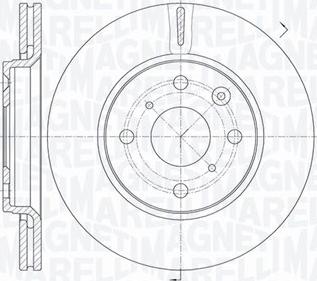 Magneti Marelli 361302040124 - Гальмівний диск autozip.com.ua