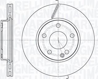 Magneti Marelli 361302040178 - Гальмівний диск autozip.com.ua