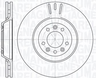 Magneti Marelli 361302040814 - Гальмівний диск autozip.com.ua