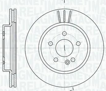 Magneti Marelli 361302040396 - Гальмівний диск autozip.com.ua