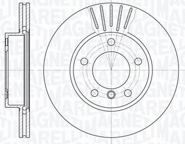 Magneti Marelli 361302040346 - Гальмівний диск autozip.com.ua