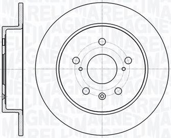 Magneti Marelli 361302040369 - Гальмівний диск autozip.com.ua