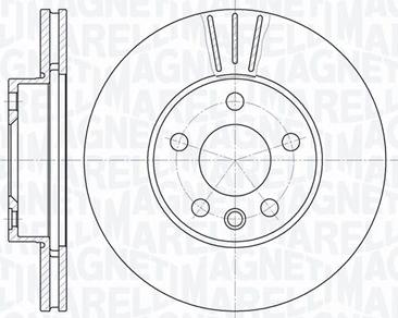 Magneti Marelli 361302040368 - Гальмівний диск autozip.com.ua