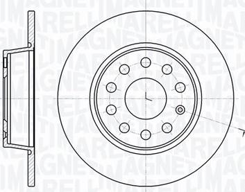 Magneti Marelli 361302040367 - Гальмівний диск autozip.com.ua