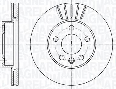 Magneti Marelli 361302040324 - Гальмівний диск autozip.com.ua