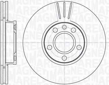 Magneti Marelli 361302040320 - Гальмівний диск autozip.com.ua