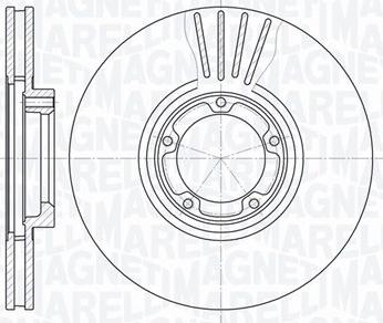 Magneti Marelli 361302040370 - Гальмівний диск autozip.com.ua