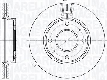 Magneti Marelli 361302040294 - Гальмівний диск autozip.com.ua