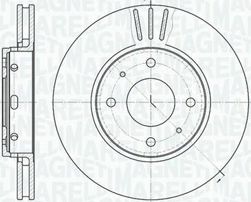 Magneti Marelli 361302040290 - Гальмівний диск autozip.com.ua