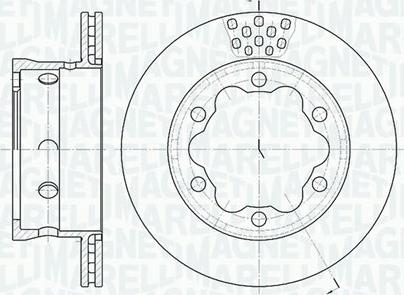 Magneti Marelli 361302040298 - Гальмівний диск autozip.com.ua