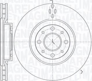 Magneti Marelli 361302040246 - Гальмівний диск autozip.com.ua