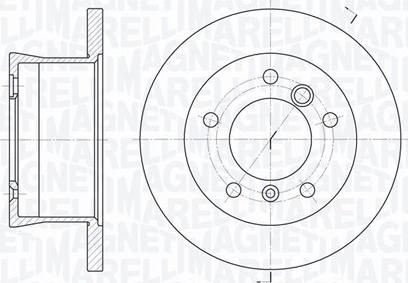 Magneti Marelli 361302040259 - Гальмівний диск autozip.com.ua