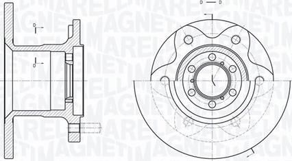 Magneti Marelli 361302040219 - Гальмівний диск autozip.com.ua