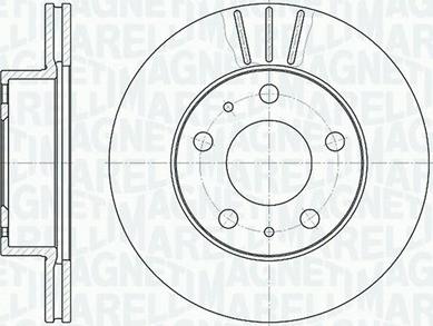 Magneti Marelli 361302040228 - Гальмівний диск autozip.com.ua