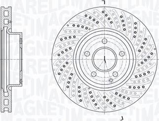 Magneti Marelli 361302040747 - Гальмівний диск autozip.com.ua