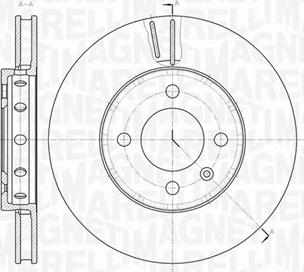 Magneti Marelli 361302040778 - Гальмівний диск autozip.com.ua