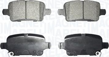 Magneti Marelli 363916060917 - Гальмівні колодки, дискові гальма autozip.com.ua