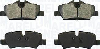 Magneti Marelli 363916060934 - Гальмівні колодки, дискові гальма autozip.com.ua