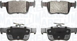 Magneti Marelli 363916060937 - Гальмівні колодки, дискові гальма autozip.com.ua