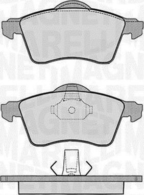 Magneti Marelli 363916060418 - Гальмівні колодки, дискові гальма autozip.com.ua