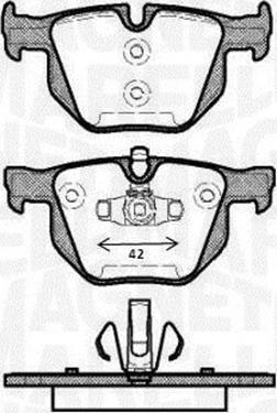 Magneti Marelli 363916060486 - Гальмівні колодки, дискові гальма autozip.com.ua