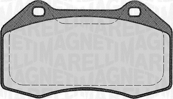 Magneti Marelli 363916060590 - Гальмівні колодки, дискові гальма autozip.com.ua