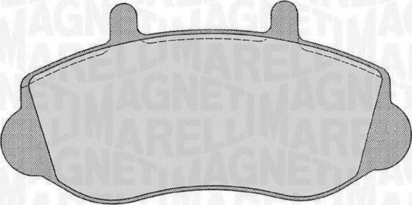 Magneti Marelli 363916060544 - Гальмівні колодки, дискові гальма autozip.com.ua