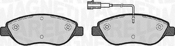 Magneti Marelli 363916060563 - Гальмівні колодки, дискові гальма autozip.com.ua