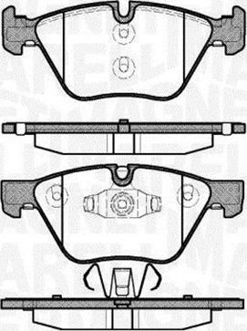 Magneti Marelli 363916060507 - Гальмівні колодки, дискові гальма autozip.com.ua