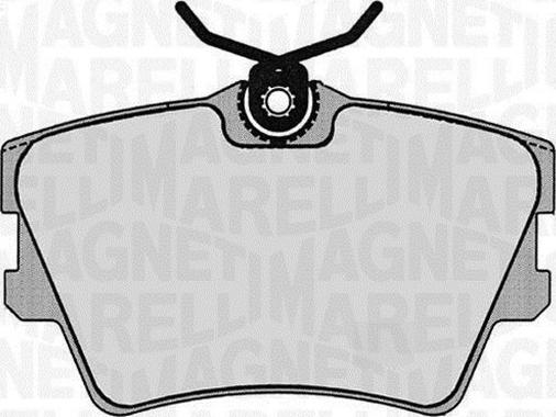 Magneti Marelli 363916060529 - Гальмівні колодки, дискові гальма autozip.com.ua