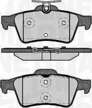 Magneti Marelli 363916060570 - Гальмівні колодки, дискові гальма autozip.com.ua