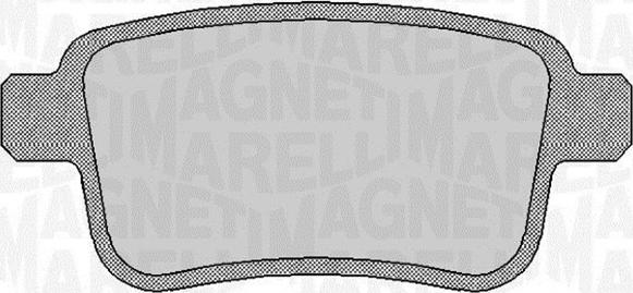 Magneti Marelli 363916060660 - Гальмівні колодки, дискові гальма autozip.com.ua