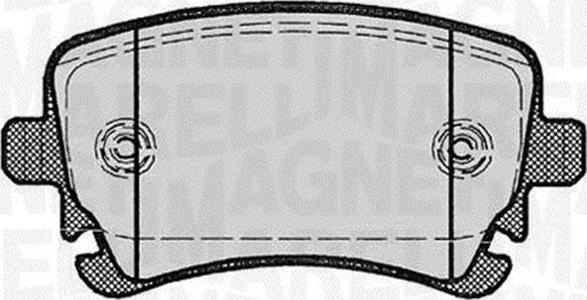Magneti Marelli 363916060602 - Гальмівні колодки, дискові гальма autozip.com.ua
