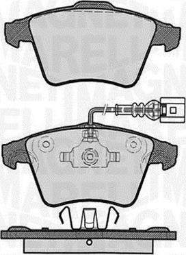 Magneti Marelli 363916060625 - Гальмівні колодки, дискові гальма autozip.com.ua