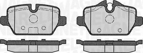 Magneti Marelli 363916060148 - Гальмівні колодки, дискові гальма autozip.com.ua