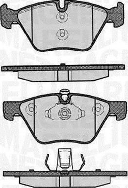 Magneti Marelli 363916060156 - Гальмівні колодки, дискові гальма autozip.com.ua