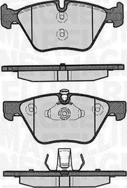 Magneti Marelli 363916060160 - Гальмівні колодки, дискові гальма autozip.com.ua