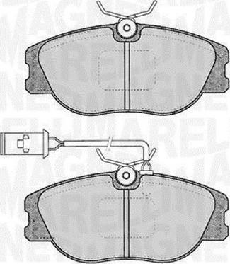 Magneti Marelli 363916060117 - Гальмівні колодки, дискові гальма autozip.com.ua