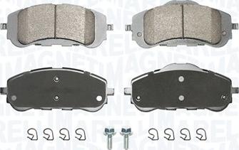 Magneti Marelli 363916060890 - Гальмівні колодки, дискові гальма autozip.com.ua