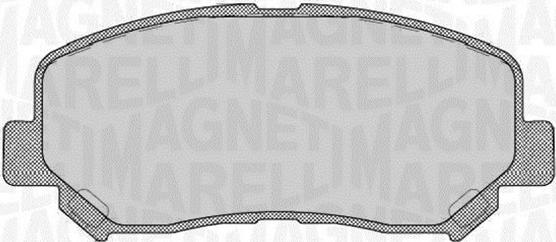 Magneti Marelli 363916060804 - Гальмівні колодки, дискові гальма autozip.com.ua