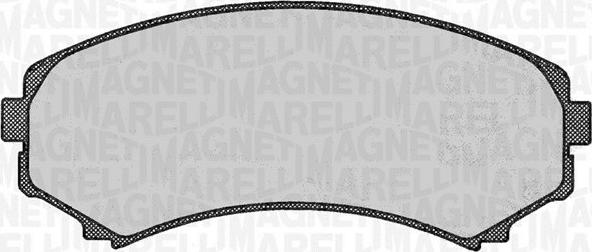 Magneti Marelli 363916060342 - Гальмівні колодки, дискові гальма autozip.com.ua