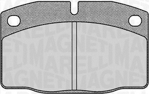 Magneti Marelli 363916060354 - Гальмівні колодки, дискові гальма autozip.com.ua