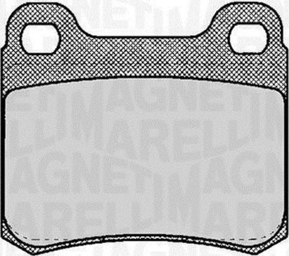 Magneti Marelli 363916060304 - Гальмівні колодки, дискові гальма autozip.com.ua