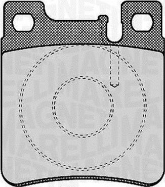 Magneti Marelli 363916060303 - Гальмівні колодки, дискові гальма autozip.com.ua