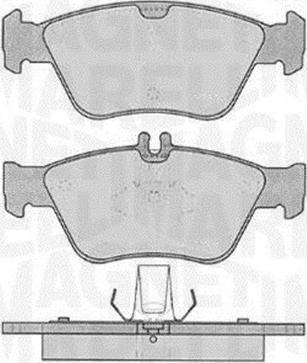 Magneti Marelli 363916060310 - Гальмівні колодки, дискові гальма autozip.com.ua