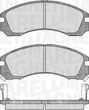 Magneti Marelli 363916060339 - Гальмівні колодки, дискові гальма autozip.com.ua